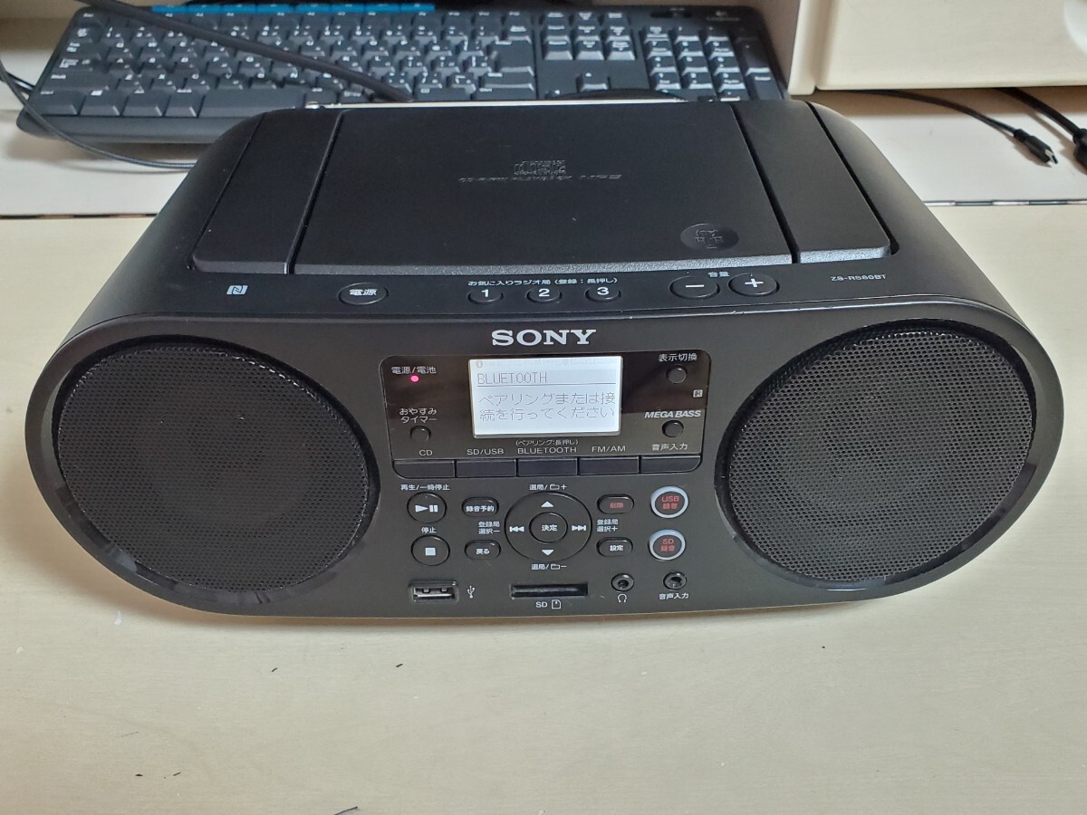 SONY パーソナルオーディオシステム ZS-RS80BT (CD AM FM ラジオ SONY パーソナルオーディオシステム ZS-RS80BT (CD AM FM ラジオ