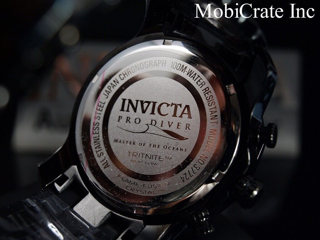 INVICTA インヴィクタプロダイバースキューバ クロノグラフ 100m防水 ストップウォッチ 現地定価\149.250 日本未販売の為入手困難_画像9