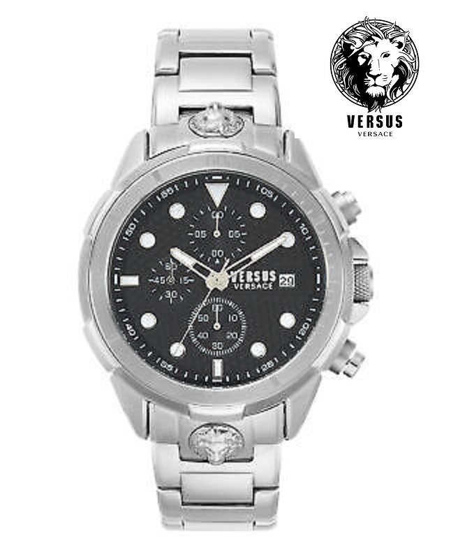 豪華 VERSUS VERSACE ヴェルサスベルサーチ クロノグラフ 50m 豪華 VERSUS VERSACE ヴェルサスベルサーチ クロノグラフ 50m