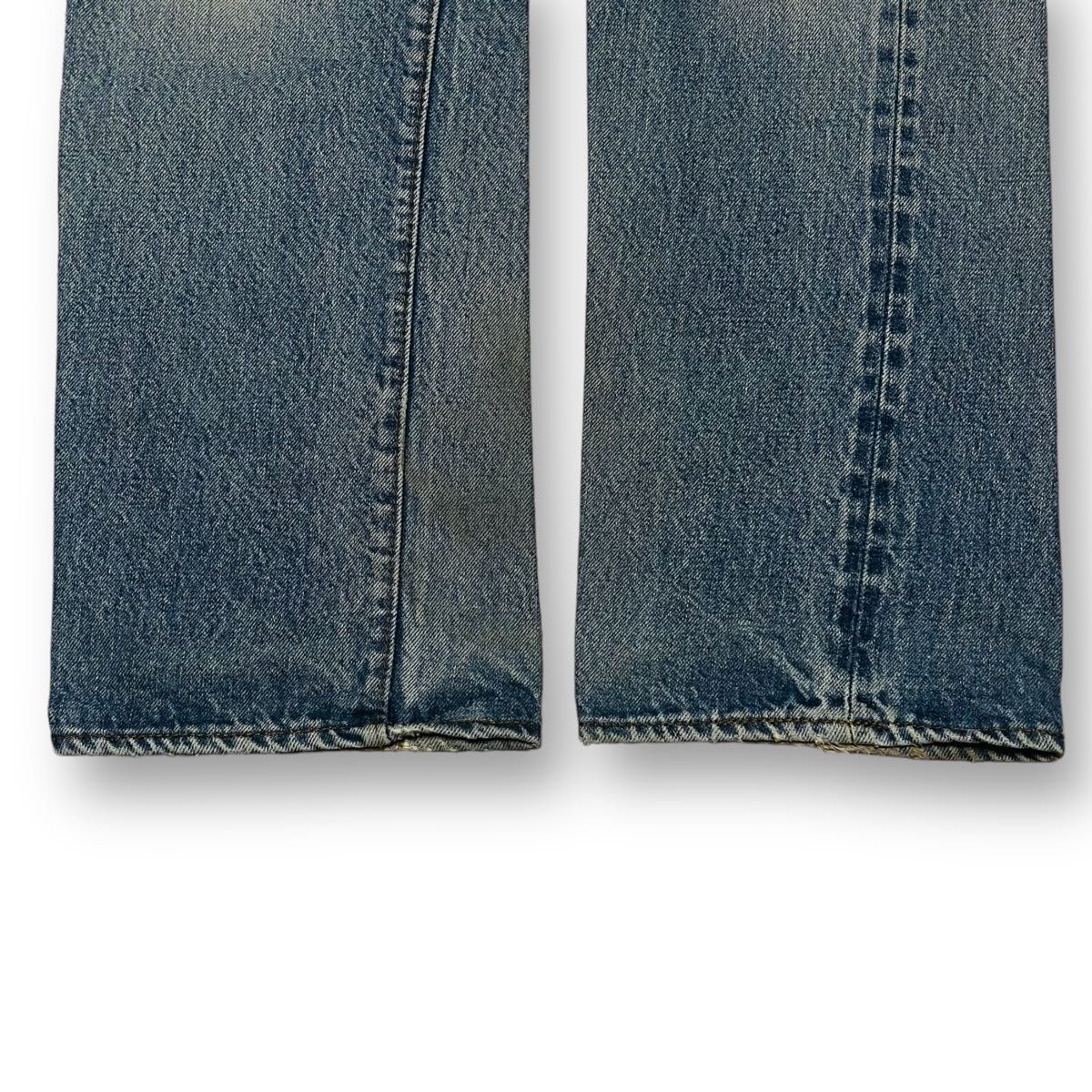 【激渋エイジング】 70s Levi's 501 66後期 リーバイス セルビッチ 赤耳  W30 当時物 検 bigE 66前期