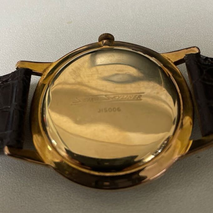 希少文字盤 SEIKO セイコースカイライナー 変わり文字盤 手巻き メンズ腕時計 1960年代の画像4