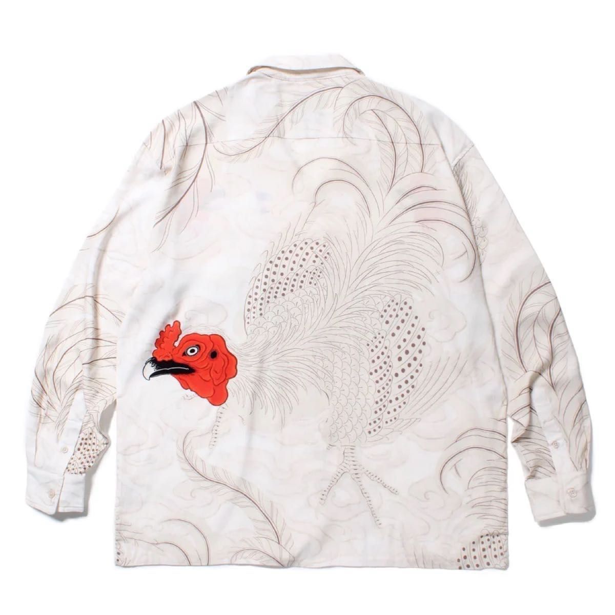 GAKKIN BUDSPOOL 渦軍鶏 L/S HAWAIIAN SHIRT シャツ ガッキン GAKKIN BUDSPOOL 渦軍鶏 L/S HAWAIIAN SHIRT シャツ ガッキン