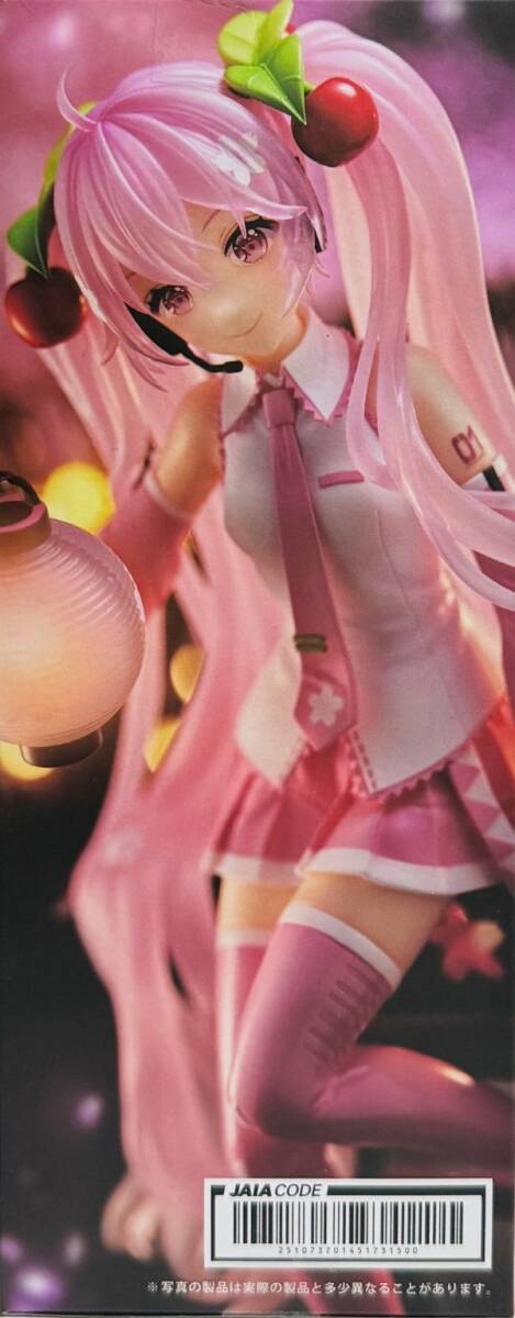 未開封 桜ミク AMP＋ フィギュア桜提灯ver. Sakura Miku Lantern Ver. Figure_画像3