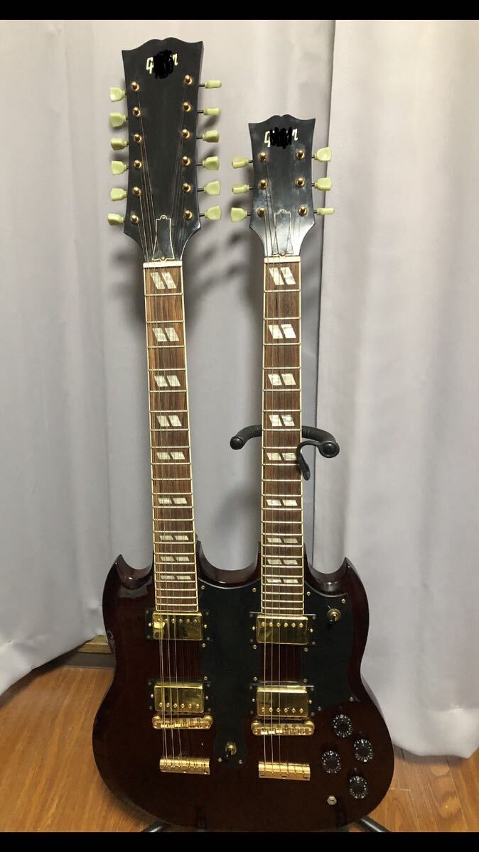 中国製ダブルネック SGタイプ 6弦&12弦エレクトリックギターの画像1