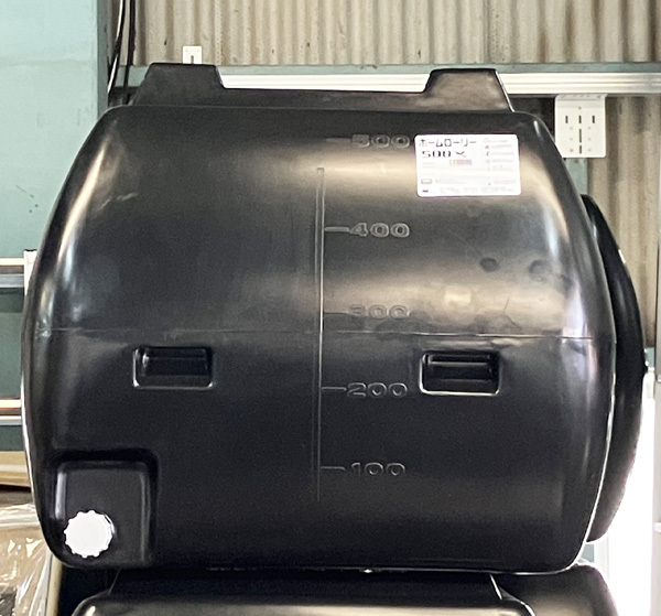 【中古美品】SUIKO/スイコー フタ付 ホームローリー タンク500 HLT-500 870x1070x760 つぎ目の無い一体成形タンク 容器 ※No.16※_画像1