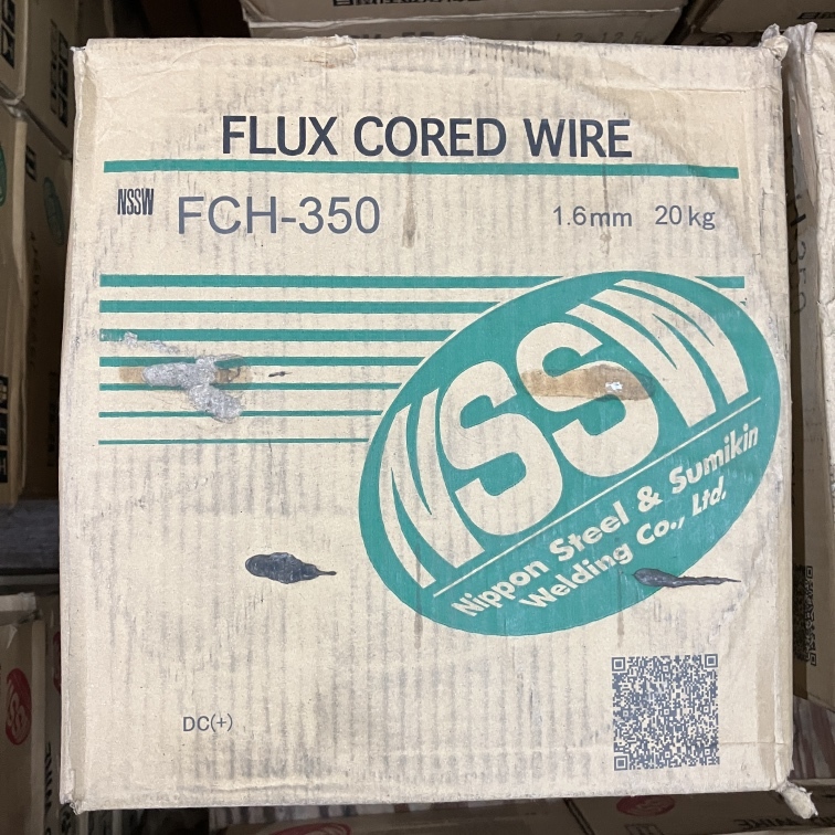 【未開封】NIPPON STEEL/日鉄溶接 フラックス入りワイヤ NSSW FCH-350 1.6mm 20kg 金属間摩耗及び土砂摩耗用・CO2用 硬肉盛り用 ※No.2※