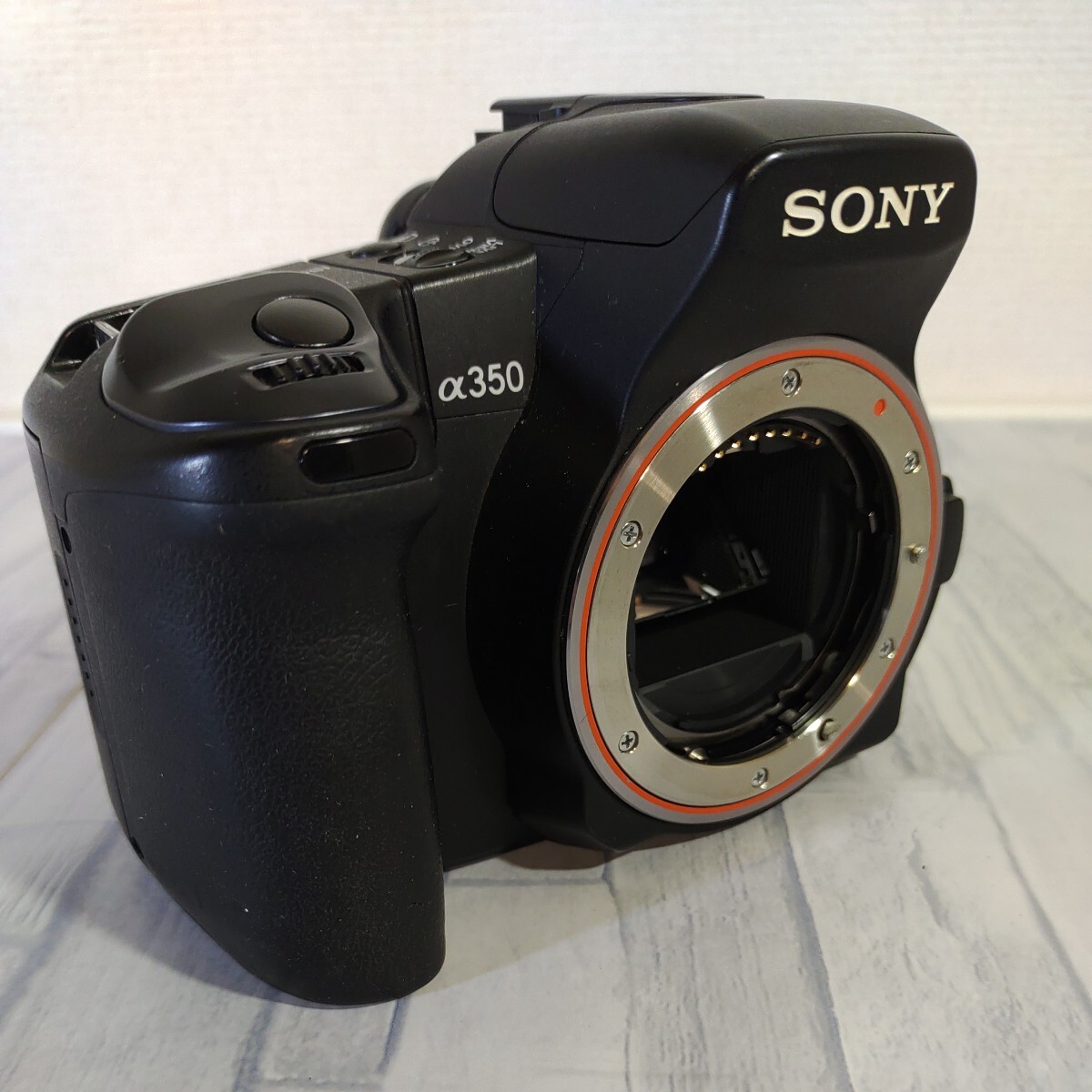 F0005 SONY α350 デジタル一眼レフカメラ ブラック ボディ ソニーの画像3