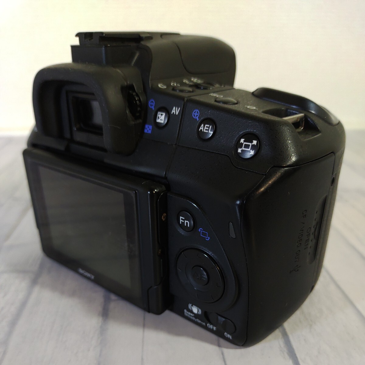 F0005 SONY α350 デジタル一眼レフカメラ ブラック ボディ ソニーの画像5