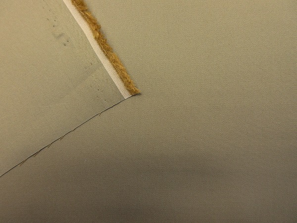 綿100 綾織 両面撥水加工 レインコート 撥水スカート 薄地 巾143cm 長5m ベージュ [m691]の画像2