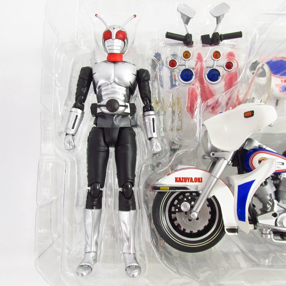  Bandai душа web магазин ограничение S.H.Figuarts Kamen Rider super 1&V машина комплект фигурка #U9067