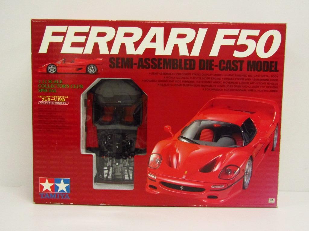 TAMIYA Tamiya 1/12 collectors Club special Ferrari F50 metal die-cast half finished model not yet constructed goods * TY14224