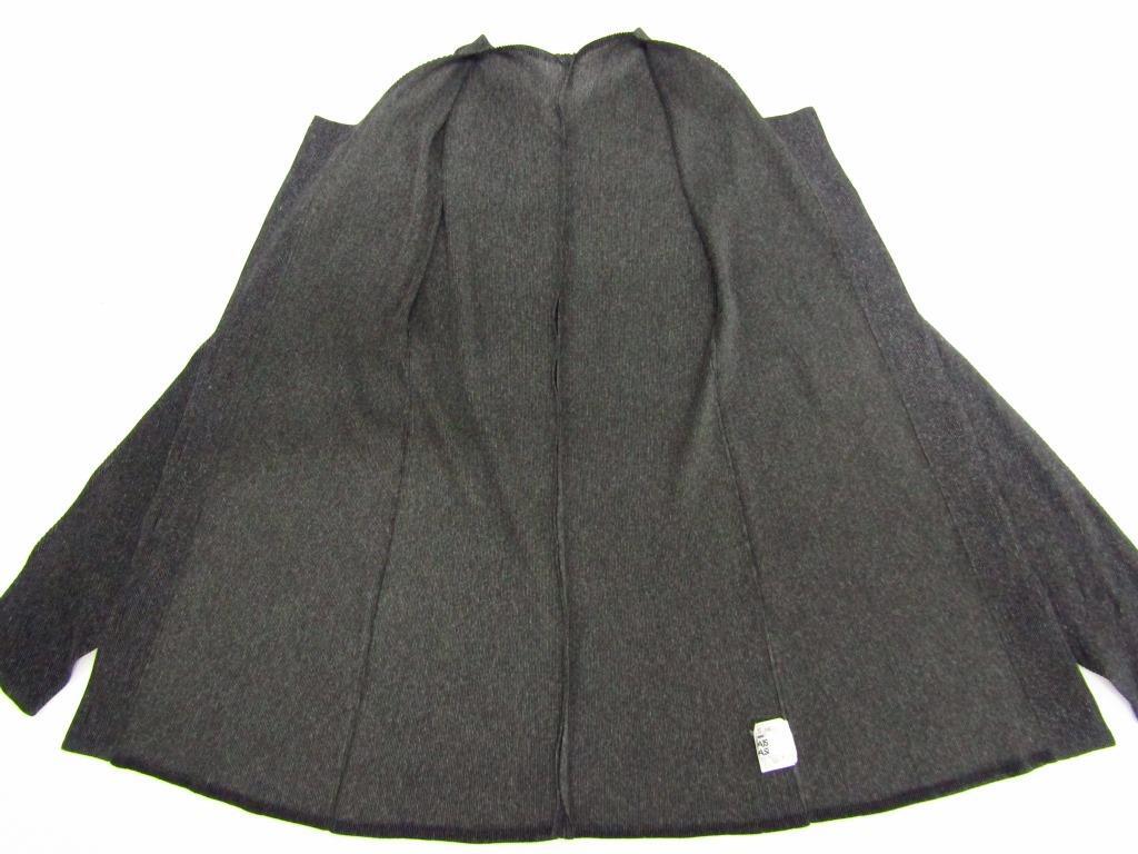 PLEATS PLEASE pleat pulley z cardigan button PP21-FO109 ISSEY MIYAKE size :3 lady's *FL974