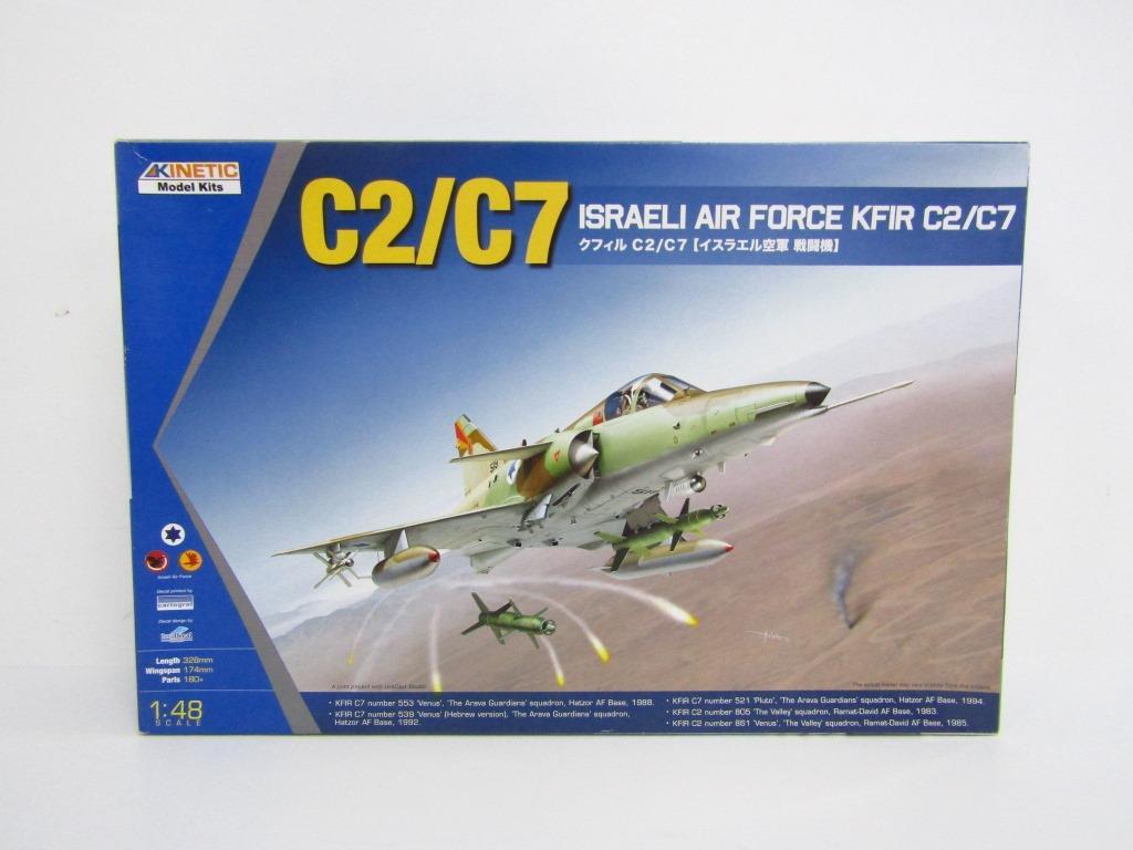 KINETIC キネティック イスラエル空軍 戦闘機 クフィル C2/C7 プラモデル 未組立品 ◆ TY14292の画像1