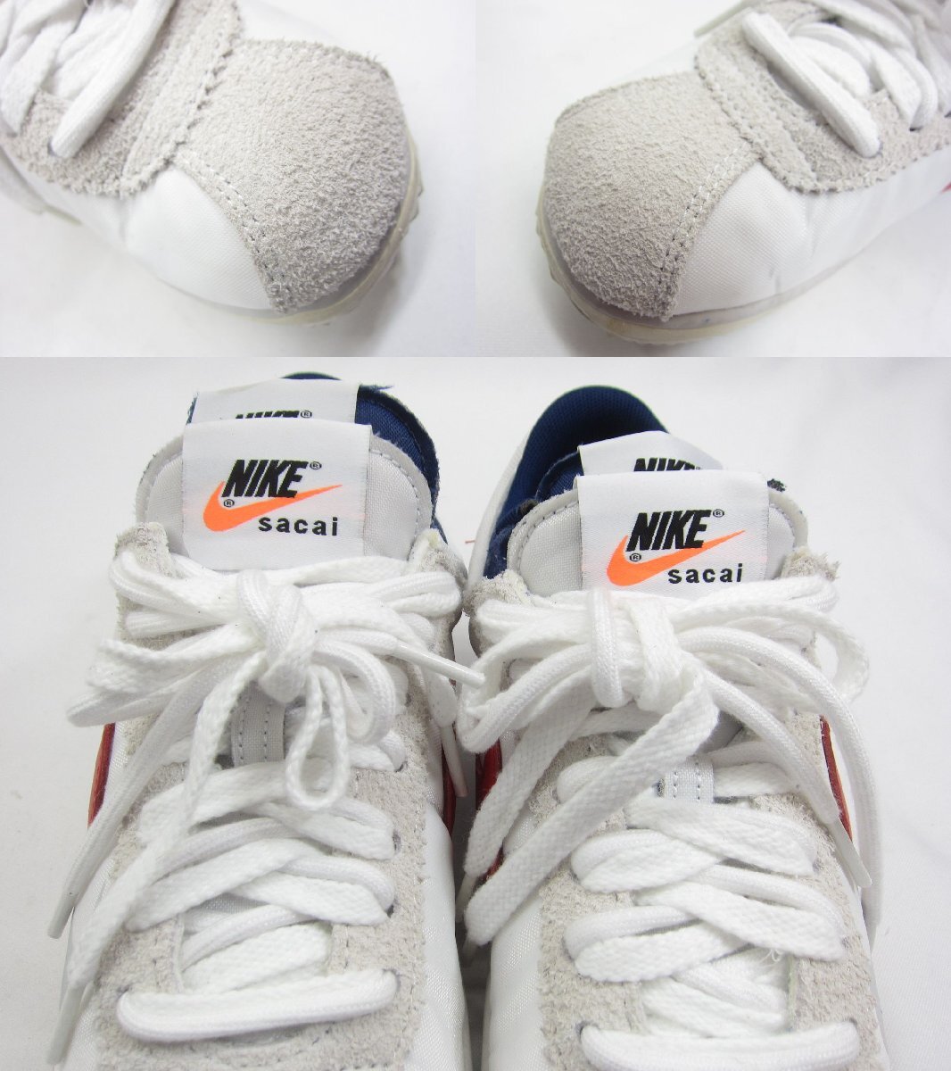 NIKE ナイキ ZOOM CORTEZ SP SACAI DQ0581-100 SIZE:US6 24.0cm レディース スニーカー □UT11306_画像9