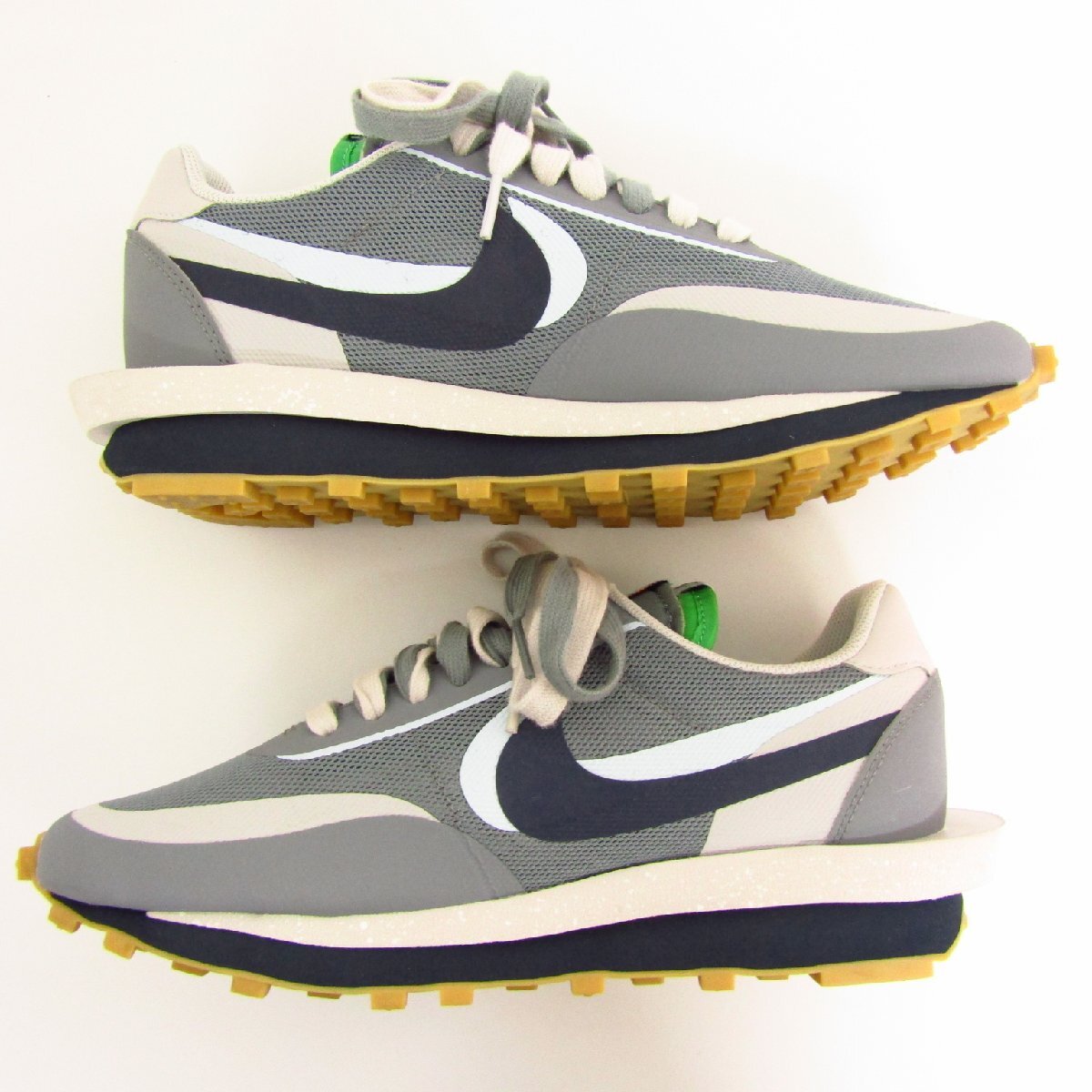 CLOT × SACAI × NIKE ナイキ LD WAFFLE ”Grey Obsidian/Cool Grey” DH3114-001 SIZE:27.0cm スニーカー 靴 〓A9814の画像3