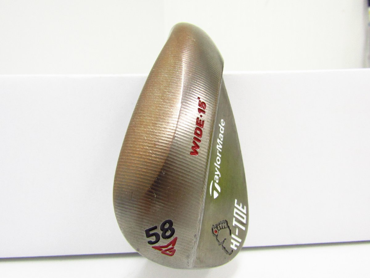 TaylorMade テーラーメイド MILLED GRIND HI-TOE 2021 58-15° ウェッジ dynamic gold S200 ∩SP7982_画像3