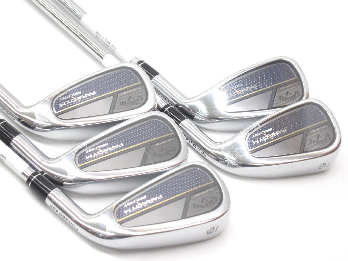 未使用 Callaway キャロウェイ PARADYM MAXFAST N.S.PRO850GHneo フレックス：S #6～9/P 5本 アイアンセット #US4392_画像1