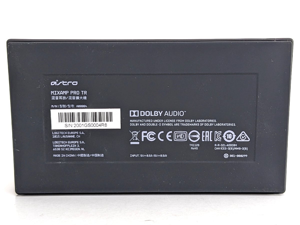 Logicool ロジクール Astro MixAmp Pro TR MAPTR-002 ヘッドセットアンプ ※ジャンク《A9689の画像8