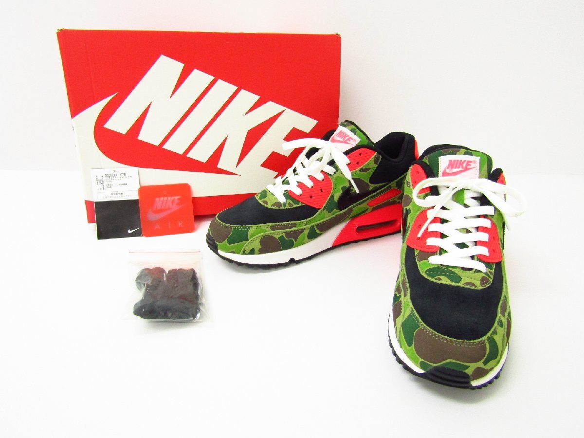 NIKE × atmos ナイキ × アトモス / AIR MAX 90 PREMIUM DUCK CAMO / 333888-025 SIZE:29.0cm スニーカー 靴 ≡SH7203_画像1