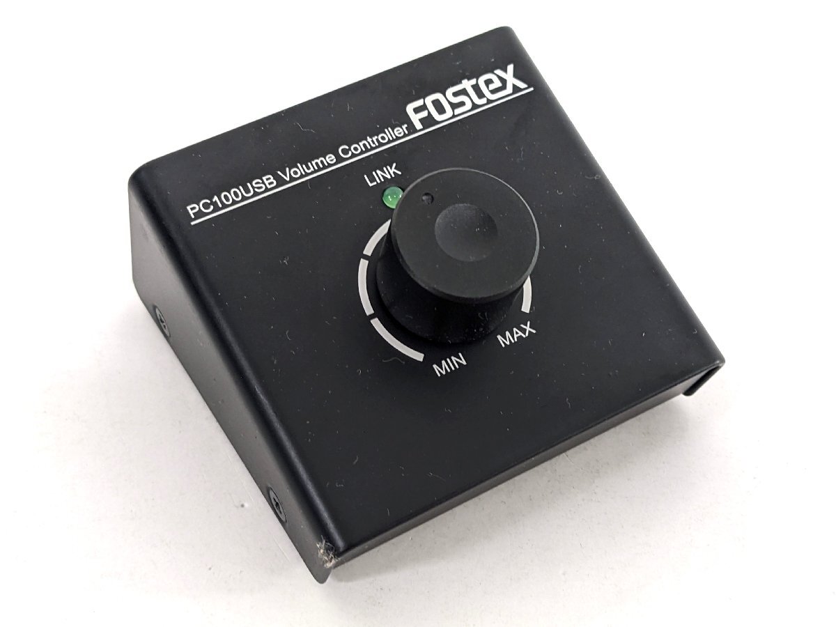 FOSTEX フォステクス PC100USB ボリュームコントローラー DAC ※ジャンク《A9947