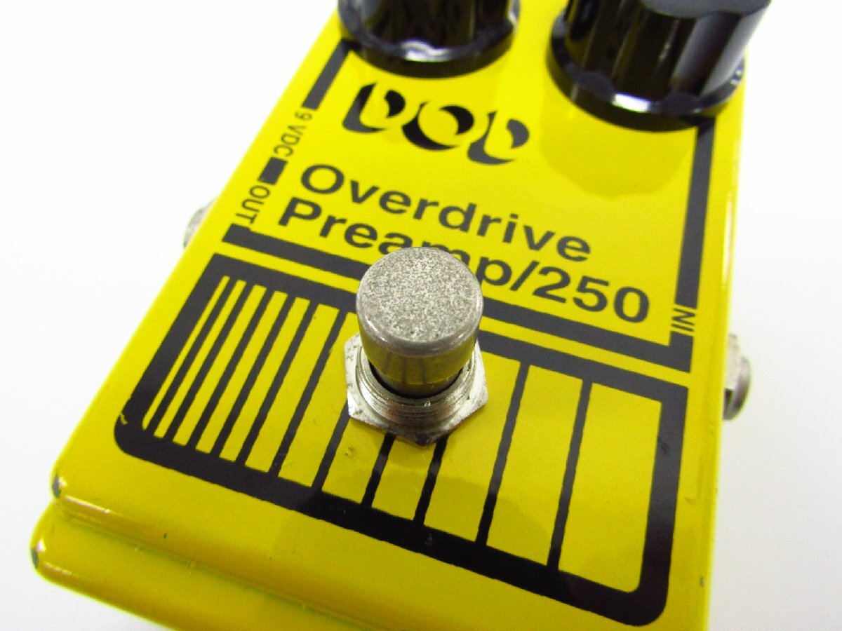 DOD 250 Overdrive Preamp オーバードライブ ギター用エフェクター 動作OK ▼G4355_画像8