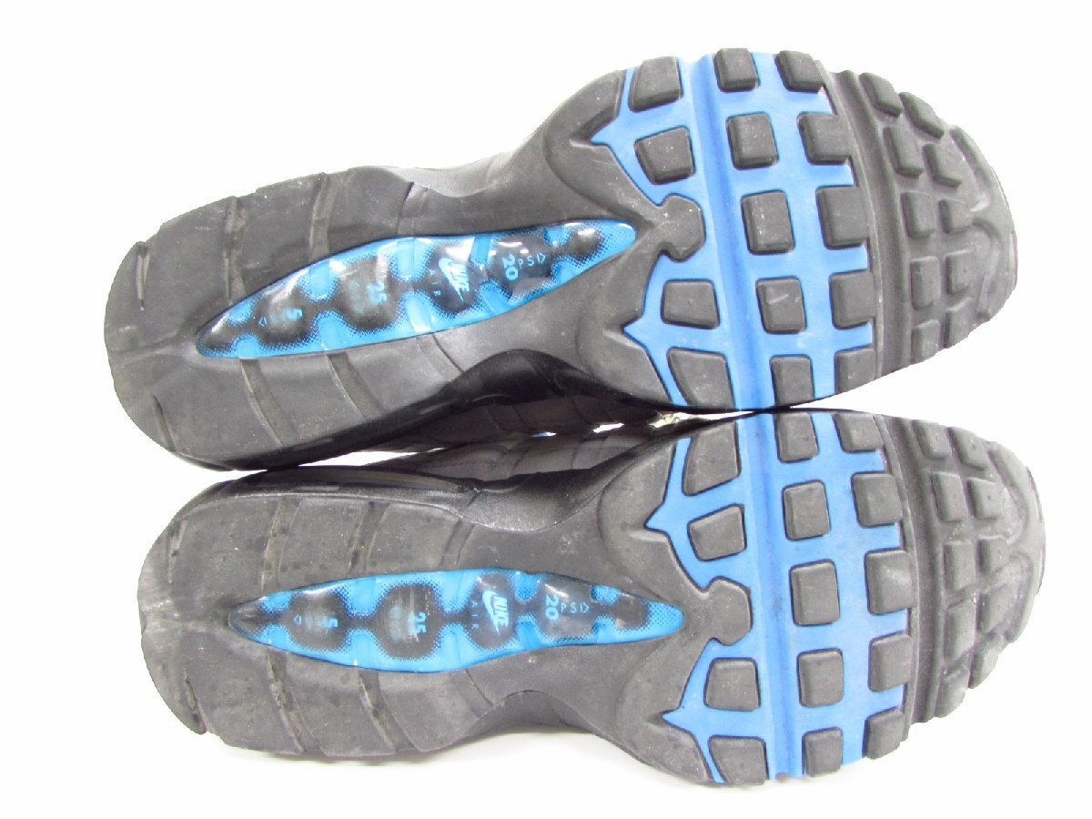 NIKE AIR MAX 95 WHITE/CRYSTAL BLUE AT8696-100 28.0cm スニーカー 靴 ●A9373の画像6