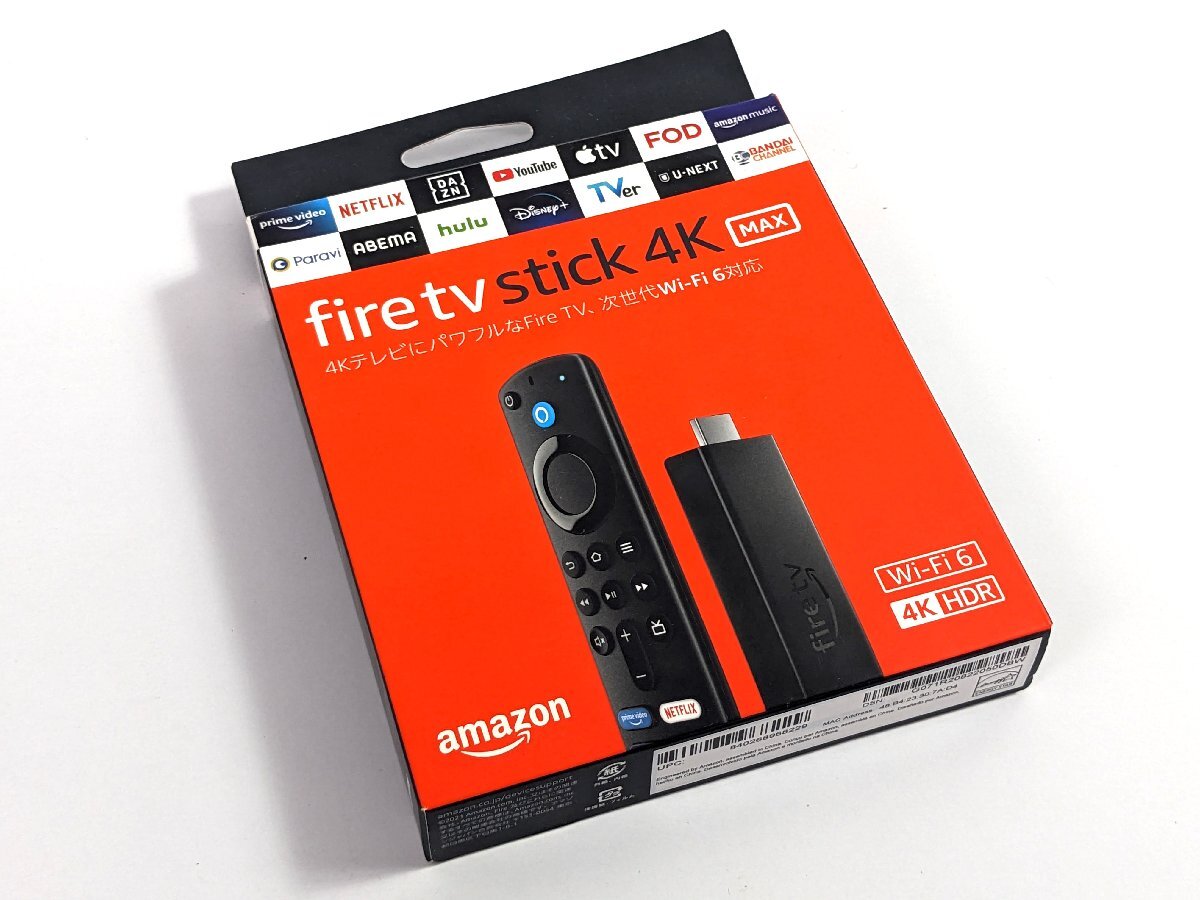 未開封 Amazon Fire TV Stick 4K Max 第3世代リモコン ファイヤー スティック Alexa対応 ストリーミングメディアプレーヤー《A9935の画像1