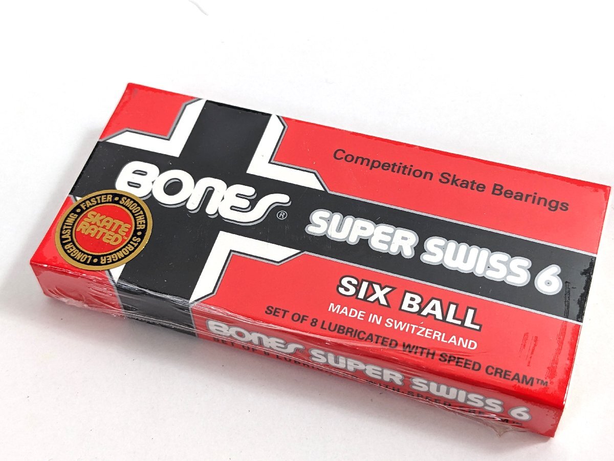 未開封 BONESBEARING ボーンズ ベアリング SUPER SWISS 6BALL ベアリングセット《U8594_画像1