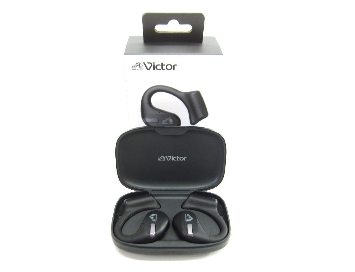 Victor ビクター nearphones HA-NP50T-B ワイヤレスオープンイヤーイヤホン Bluetooth ∠UK1260_画像1