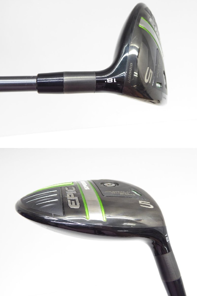 キャロウェイ Callaway EPIC SPEED 5W(18°) Dlamana 50S フェアウェイウッド ヘッドカバー付 ゴルフ △WS1472_画像5