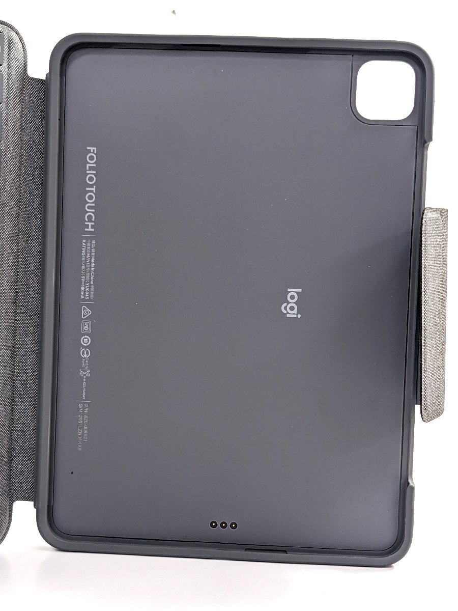 ロジクール iPad Pro 11インチ キーボードカバー iK1175BKA FOLIO TOUCH《A9937の画像8