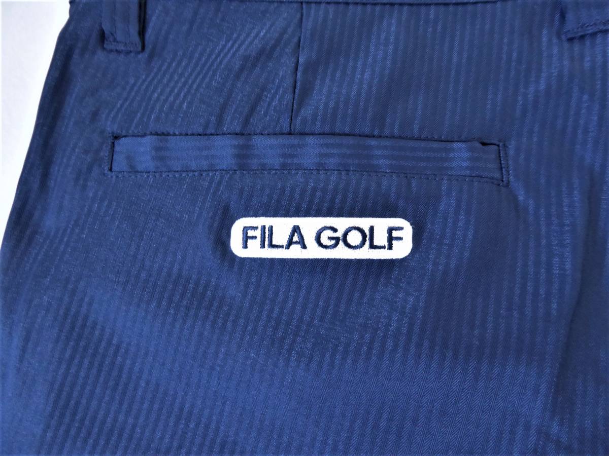 FILA GOLF フィラ ゴルフ 吸汗速乾 テーパード ストレッチ ゴルフパンツ 90 紺 94cm ②の画像6