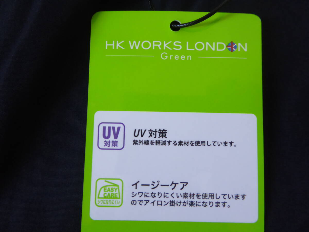 HK WORKS LONDON GOLF UV対策 イージーケア ストレッチ ゴルフパンツ スラックス　L　紺　③_画像6