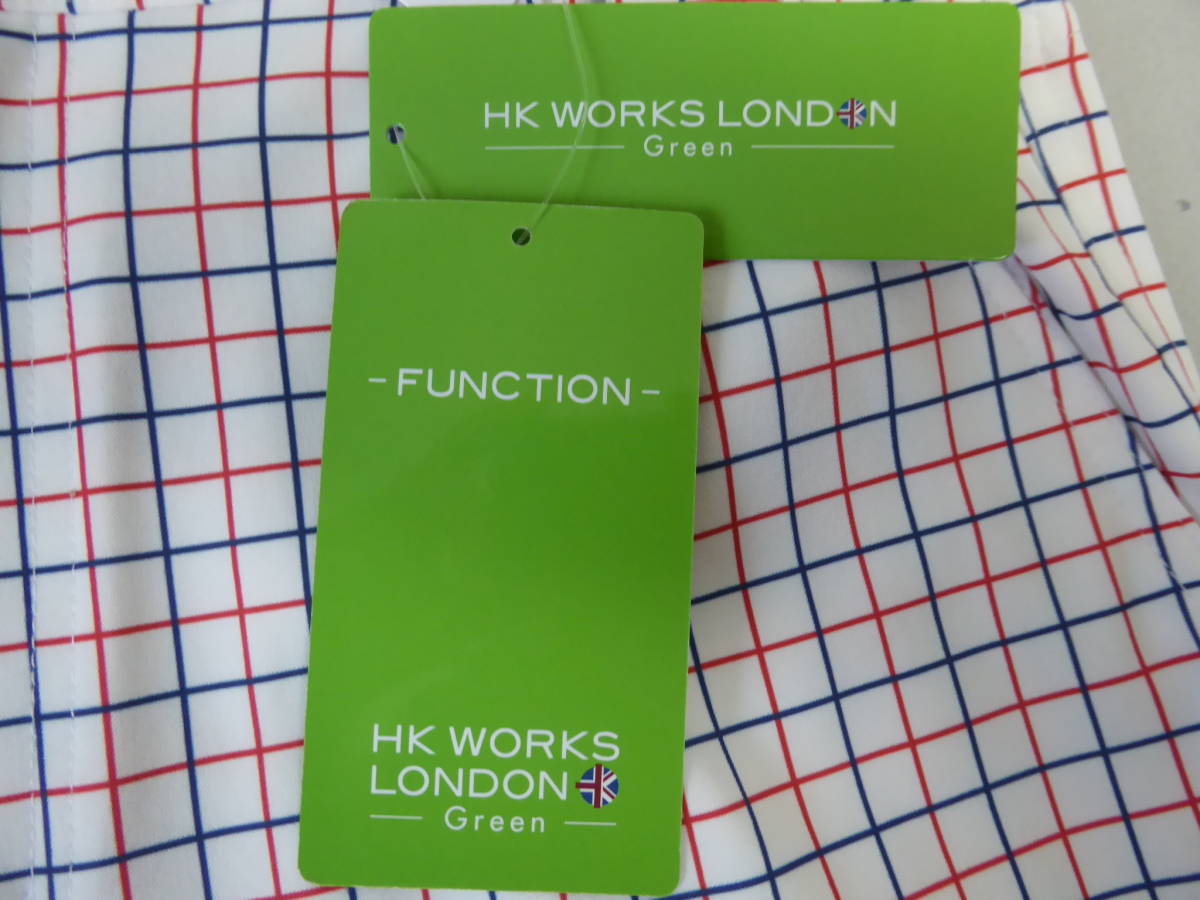 HK WORKS LONDON GOLF 吸水速乾 DRY ストレッチ チェック ゴルフパンツ スラックス　LL　①_画像8