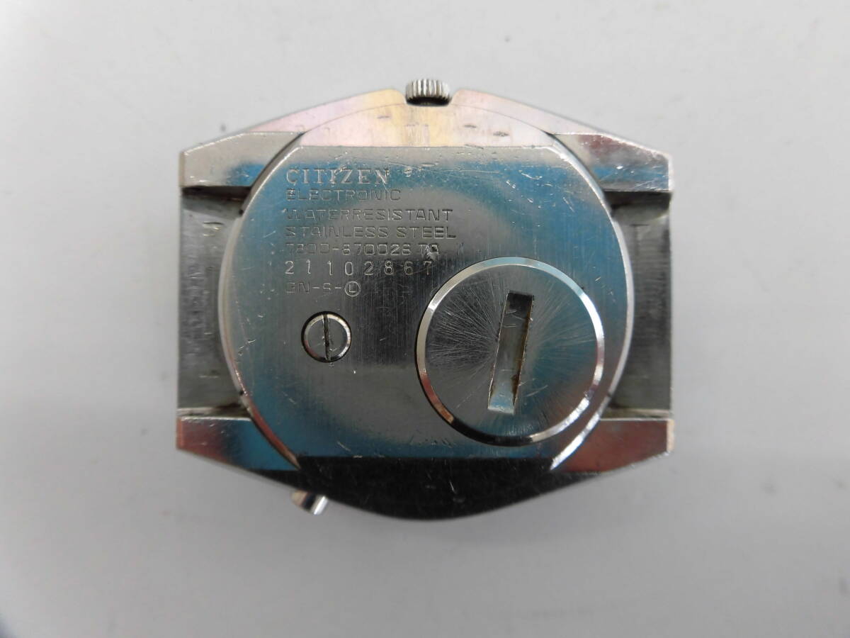 □ シチズン コスモトロン 電磁テンプ 本体 ２点 メンズ腕時計 ジャンク品 □の画像3