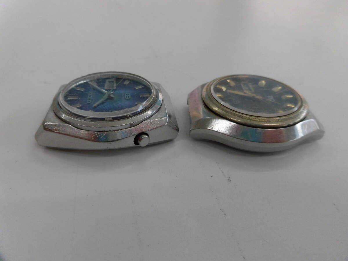 □ シチズン コスモトロン 電磁テンプ 本体 ２点 メンズ腕時計 ジャンク品 □の画像8