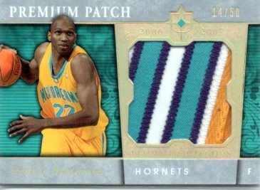 2006-07 UD Ultimate Collection Premium Patch Jersey Cedric Simmons /50の画像1