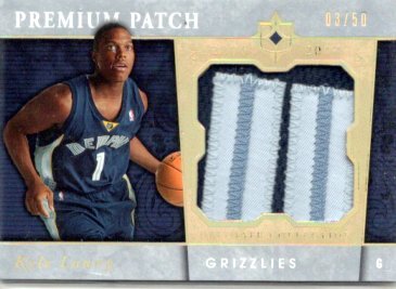 2006-07 UD Ultimate Collection Premium Patch Jersey Kyle Lowry /50の画像1