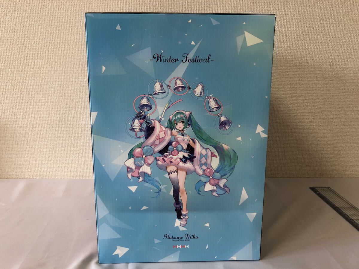 120 【未開封】初音ミク HATSUNE MIKU マジカルミライ 2020 -Winter Festival- Ver. フリュー FURYU 1/7スケール フィギュアの画像3