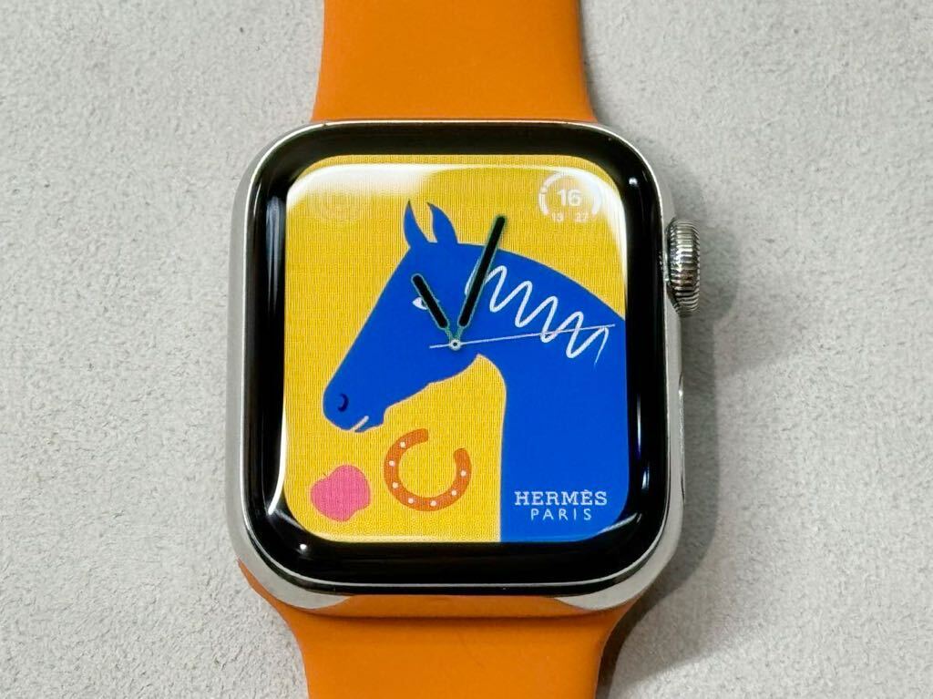 ☆即決 Apple watch エルメス シリーズ4 アップルウォッチ HERMES Series4 40mm ステンレス GPS+Cellularモデル 667の画像1