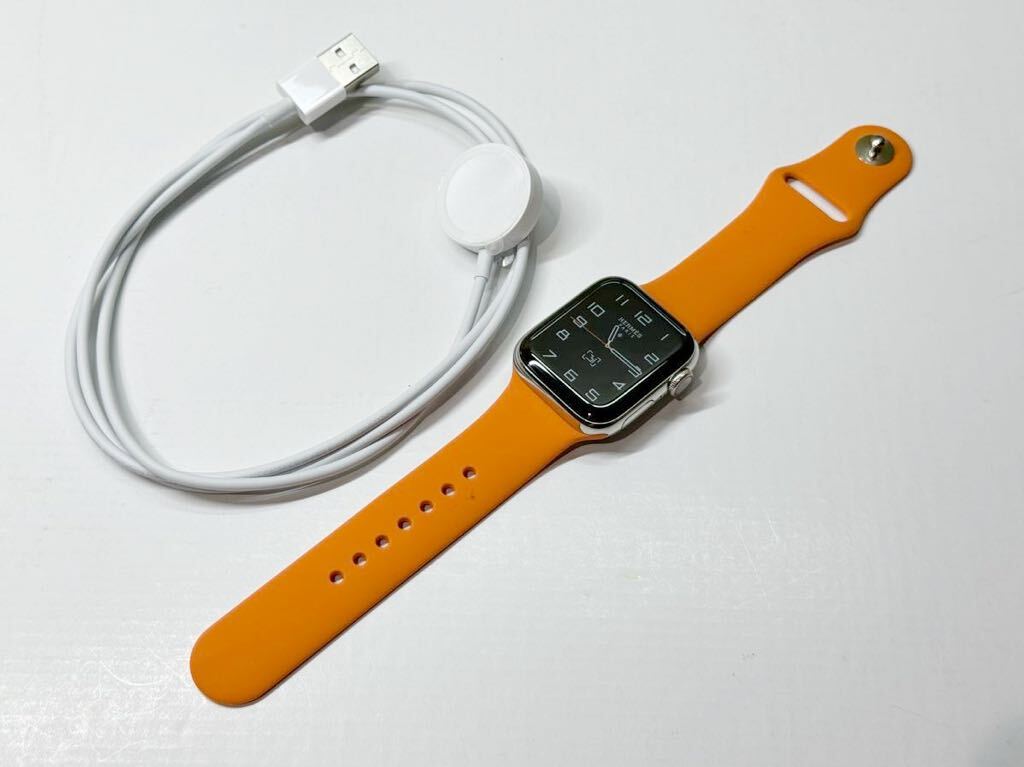 ☆即決 Apple watch エルメス シリーズ4 アップルウォッチ HERMES Series4 40mm ステンレス GPS+Cellularモデル 668の画像2
