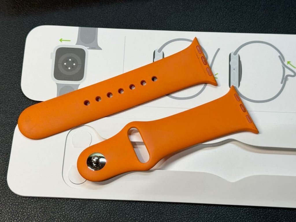 ☆即決 美品 100% HERMESバンド Apple Watch series6 HERMES 40mm アップルウォッチ エルメス GPS+Cellular ステンレス シリーズ6 685の画像9