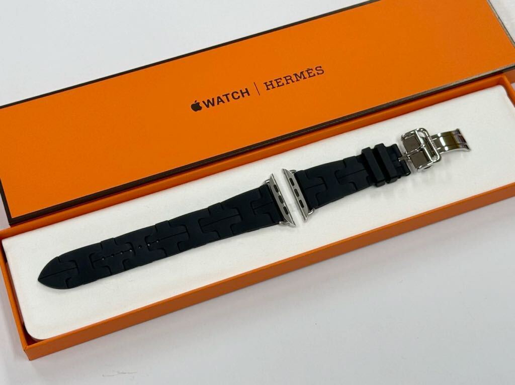 ☆即決 美品 Series9 キリム Apple Watch Hermes 45mm 44mm 黒 シンプルトゥールストラップ アップルウォッチ エルメス 765 ☆即決 美品 Series9 キリム Apple Watch Hermes 45mm 44mm 黒 シンプルトゥールストラップ アップルウォッチ エルメス 765