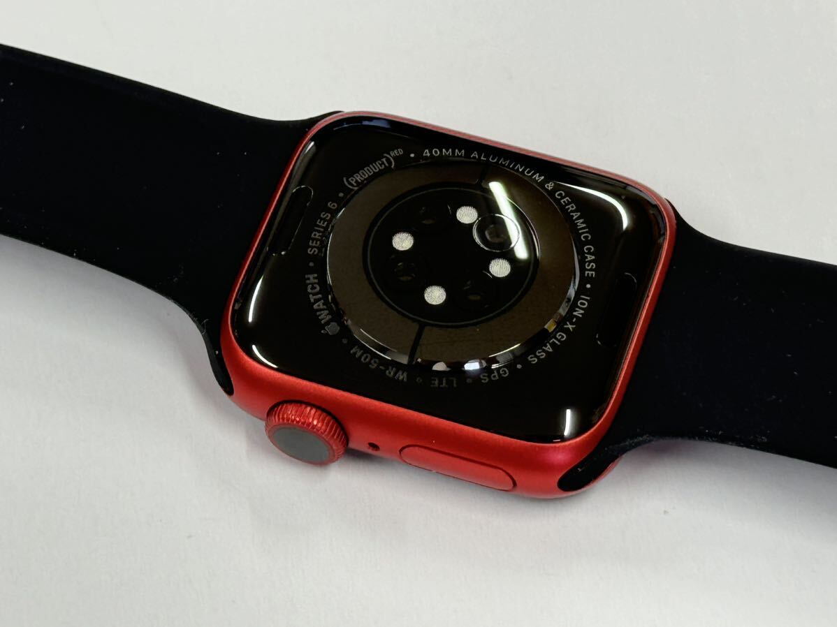 即決 美品 RED Apple watch Series6 40mm レッドアルミニウム 即決 美品 RED Apple watch Series6 40mm レッドアルミニウム