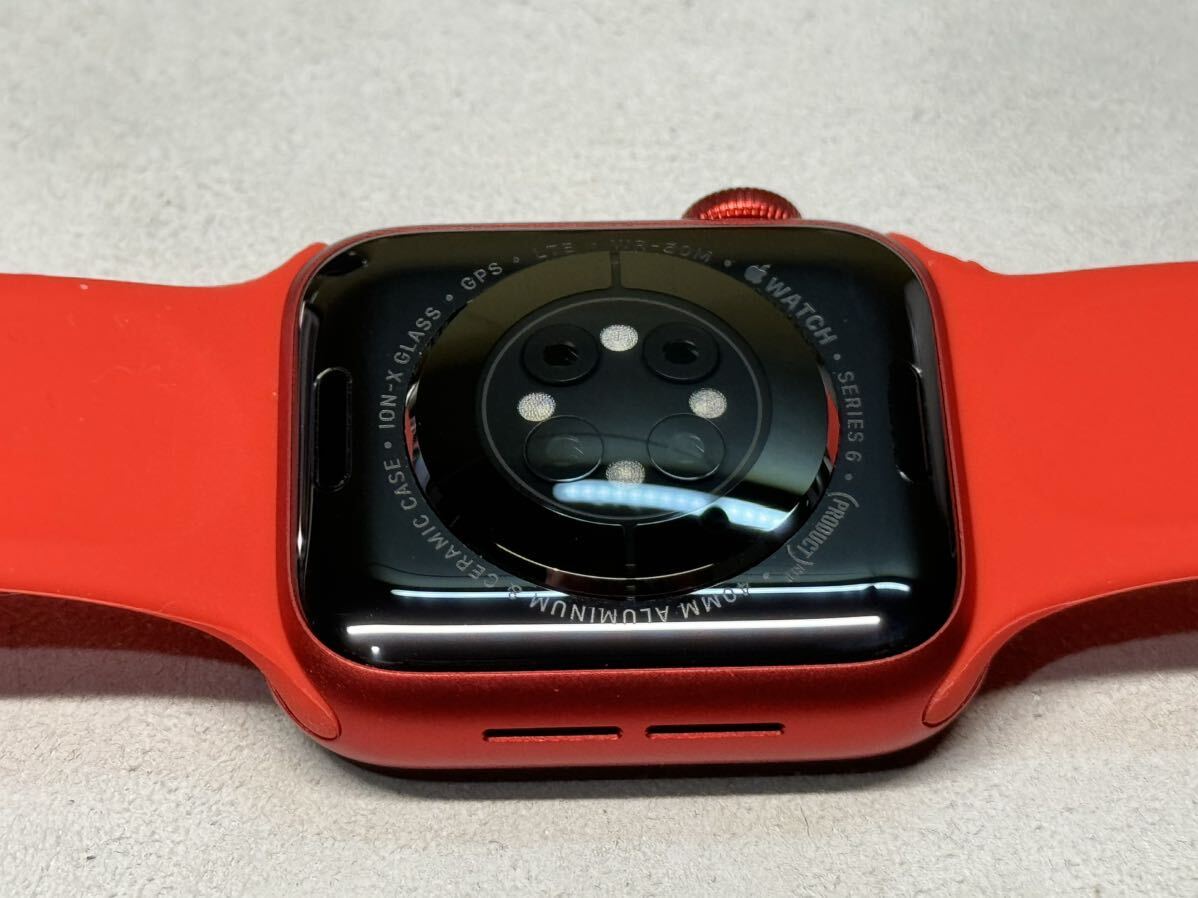 ☆即決 美品 バッテリー94％ RED Apple watch Series6 40mm レッドアルミニウム GPS+Cellular アップルウォッチ シリーズ6 594_画像7