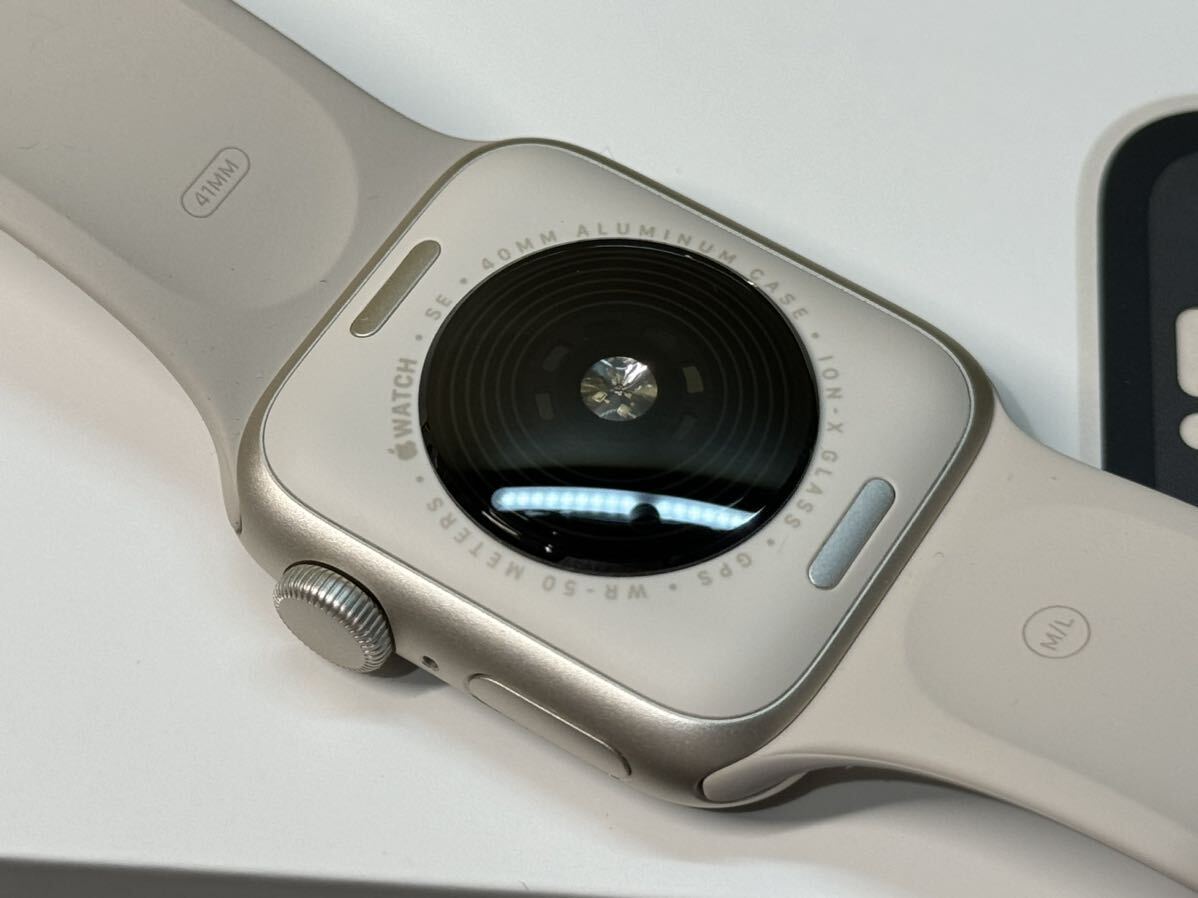 即決 バッテリー100% Apple Watch SE2 40mm 第二世代 スター 即決 バッテリー100% Apple Watch SE2 40mm 第二世代 スター