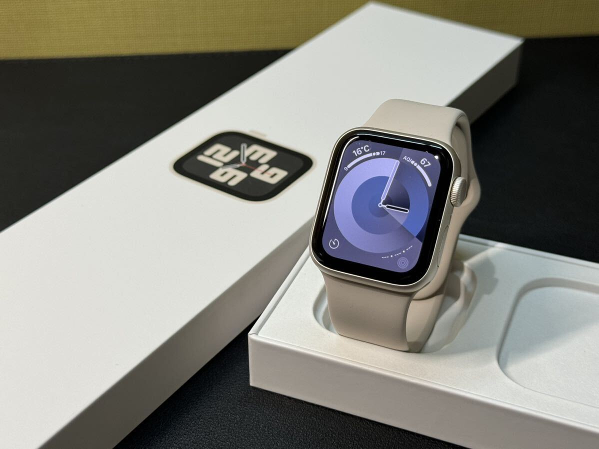 即決 バッテリー100% Apple Watch SE2 40mm 第二世代 スター 即決 バッテリー100% Apple Watch SE2 40mm 第二世代 スター
