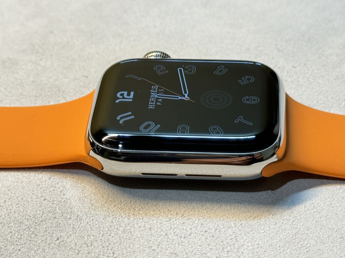 ☆即決 バッテリー100％ Apple watch シリーズ5 アップルウォッチ HERMES Series5 40mm ステンレス GPS+Cellular 706