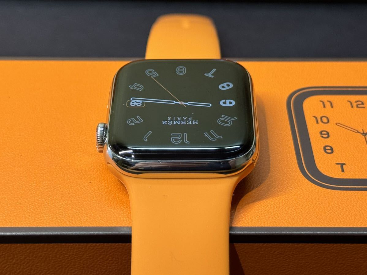 ☆即決 Apple watch エルメス シリーズ4 アップルウォッチ HERMES Series4 44mm ステンレス GPS+Cellularモデル 649の画像5