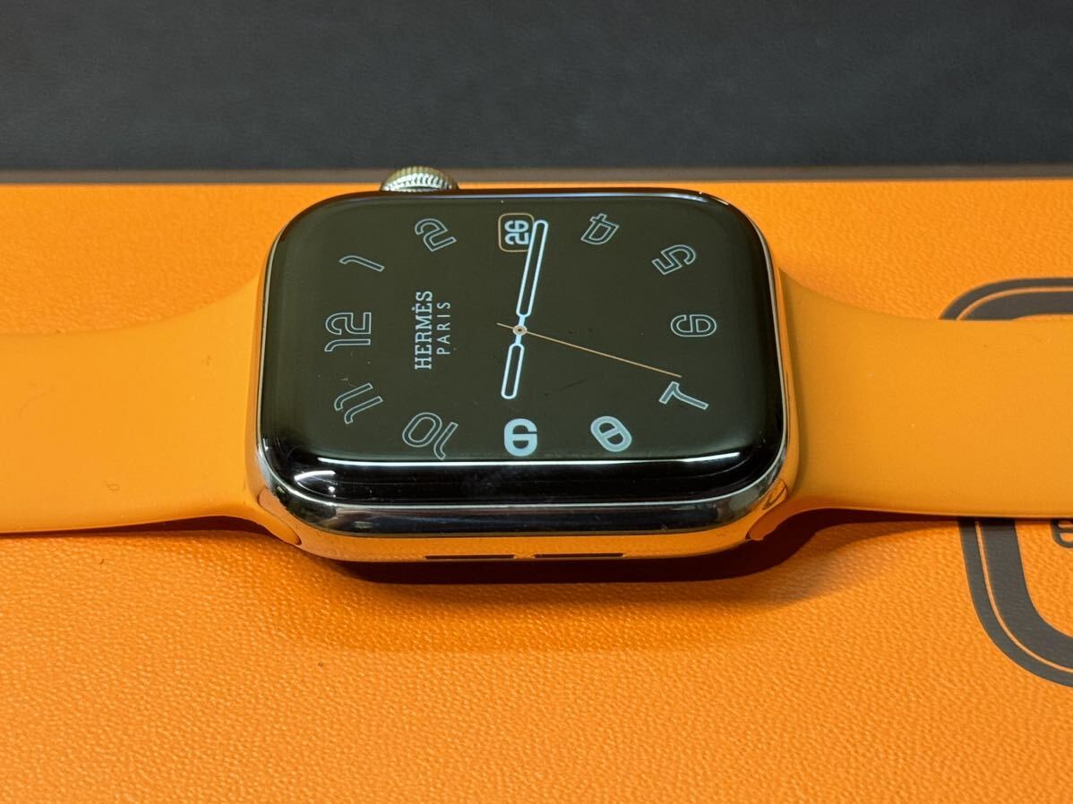 ☆即決 Apple watch エルメス シリーズ4 アップルウォッチ HERMES Series4 44mm ステンレス GPS+Cellularモデル 649の画像6